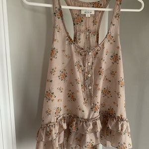 Bohemian, light and airy with ruffles top